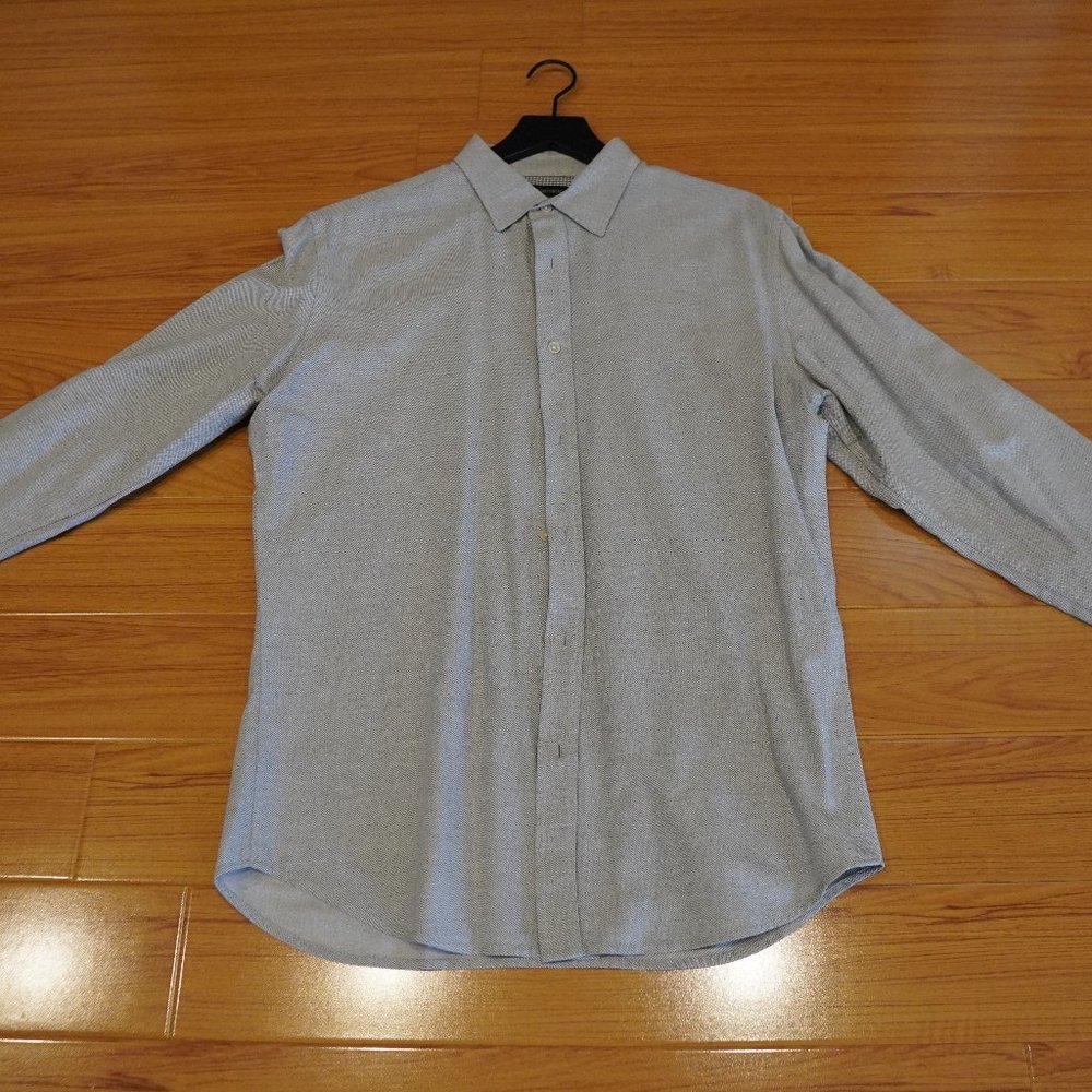 Banana Republic Gray Button Up - Medium